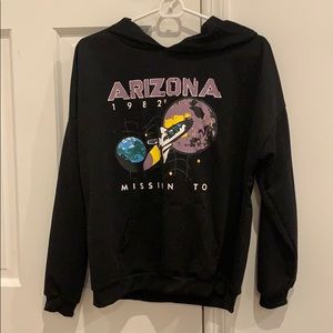 Black Graphic Sweatshirt
